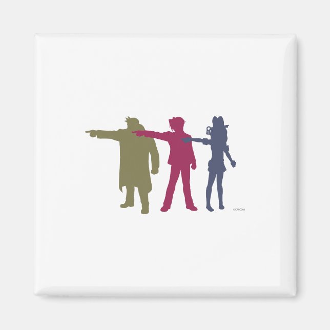 Imán Triple objetivo de la colección de investigaciones (Frente)