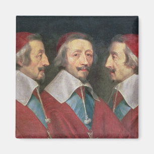 Imán Triple retrato del jefe de Richelieu, 1642