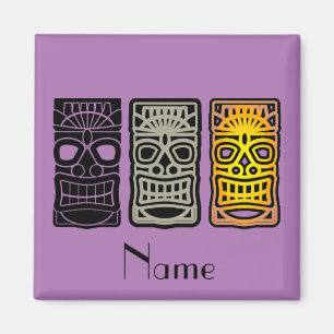 Imán Triple Tiki Sculptures Thunder_Cove