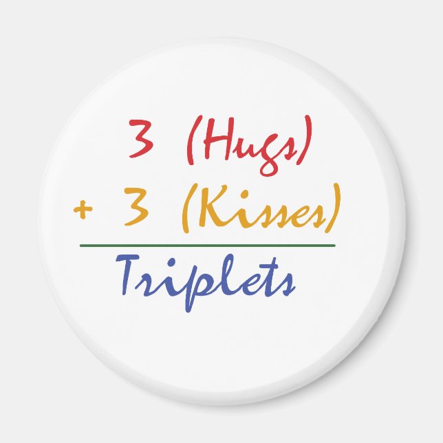Imán Triplets Math (Frente)