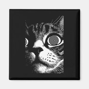 Imán Trippy Cat Pastel Gótico Gótico Grunge Alt Punk We