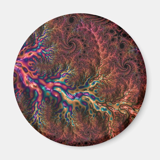 Imán Trippy Fractal (Frente)