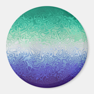 Imán Trippy Ripply Funky Boho MLM Hombres que Aman a Ho
