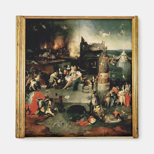 Imán Triptych: La tentación de San Antonio (Frente)