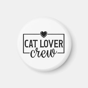 Imán Tripulación de amantes de gatos divertidos gatos