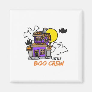 Imán Tripulación de Boo Pequeño Dibujado a Mano Hallowe