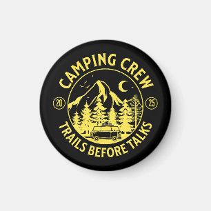Imán Tripulación de Camping 2025 Campista