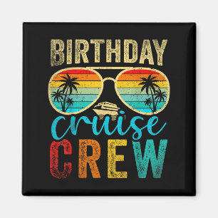 Imán Tripulación de crucero de cumpleaños Crucero Cumpl