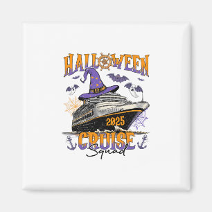 Imán Tripulación de crucero de Halloween 2025 Equipo de