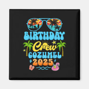 Imán Tripulación de cumpleaños en Cozumel Crucero de va