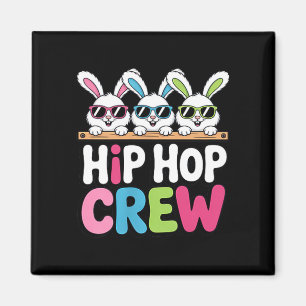 Imán Tripulación de Hip Hop Bunny Squad Vibra divertida