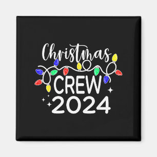 Imán Tripulación de Navidad 2024 Pijamas de Navidad Fam