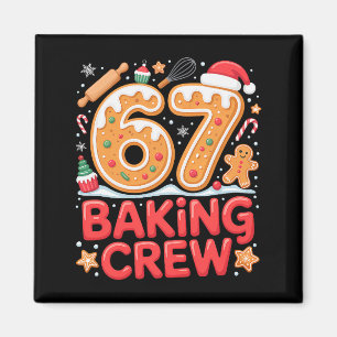 Imán Tripulación de repostería de Navidad 67 Meme diver