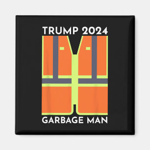 Imán Triste basurero de Trump 2024 Funny garbage Patrio