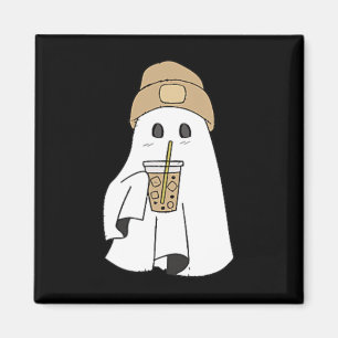 Imán Triste temporada de café de hielo retro fantasma H