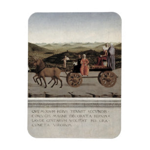 Imán Triumph de Battista Sforza, duquesa de Urbino.