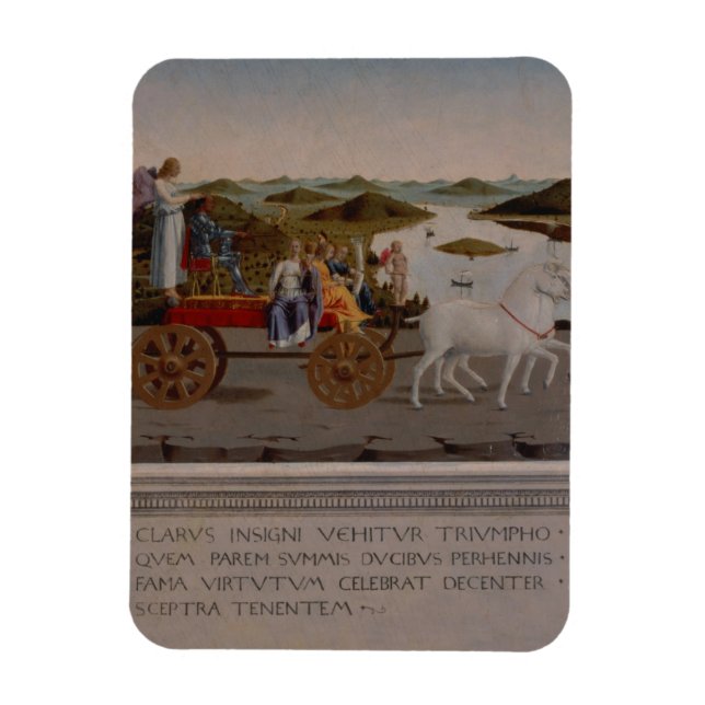Imán Triunfo de Federgo da Montefeltro, duque de Urbino (Vertical)