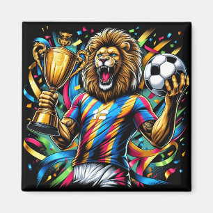 Imán Trofeo de Campeón de Fútbol de Leones Victoria en
