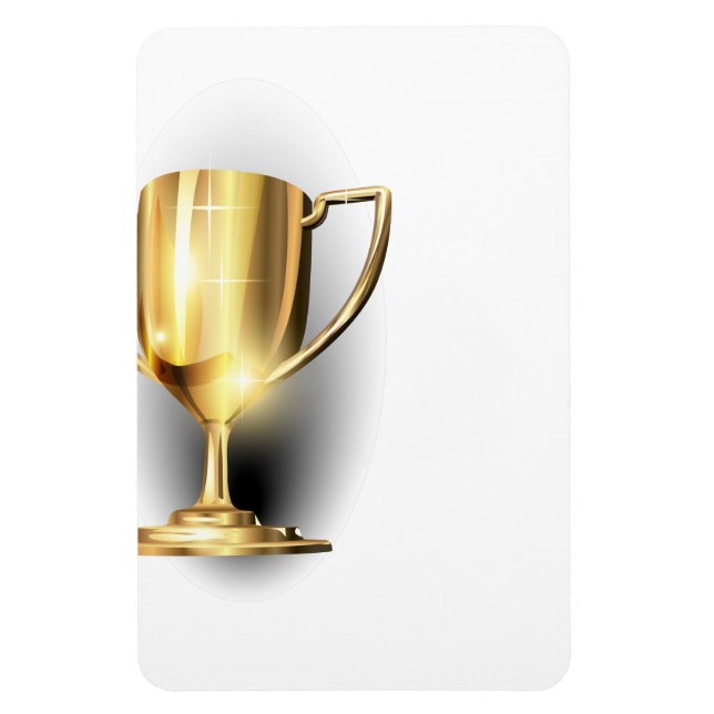 Imán Trofeo de oro (Vertical)
