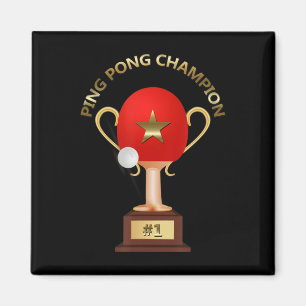 Imán Trofeo de Ping Pong