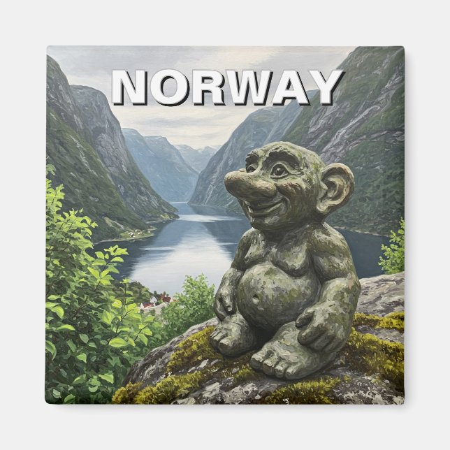 Imán Troll de Noruega (Frente)