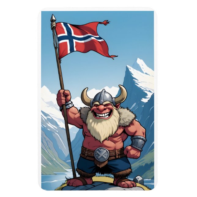 Imán Troll noruego (Vertical)