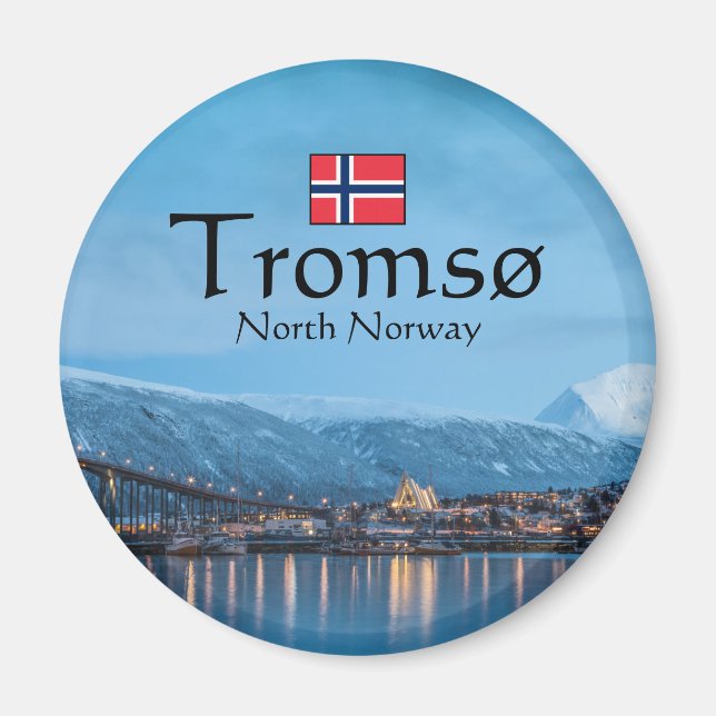 Imán Tromso Norway Souvenir (Frente)
