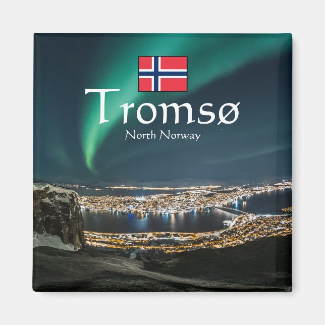 Imán Tromso Norway Souvenir (Frente)