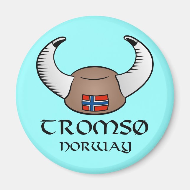 Imán Tromso Norway Viking Gorra (Frente)