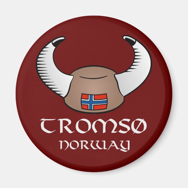 Imán Tromso Norway Viking Gorra (Frente)