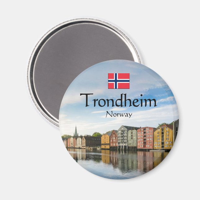 Imán Trondheim Noruega (Anverso/Reverso)