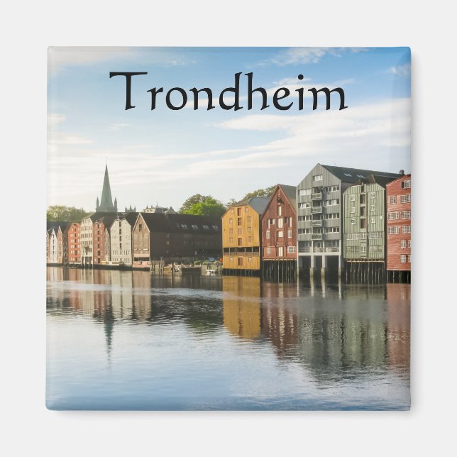 Imán Trondheim Noruega Souvenir (Frente)