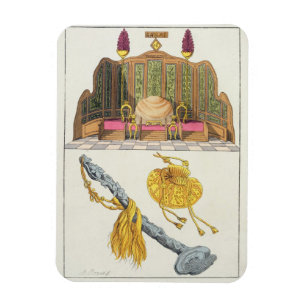 Imán Trono de un sceptre chino del emperador, del yoyo