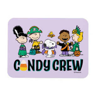 Imán Tropa de Dulces de Peanuts Pandilla de Halloween