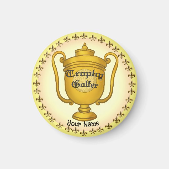 Imán Trophy Golfer (Frente)