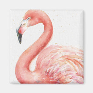 Imán Tropical   Flamingo rosa