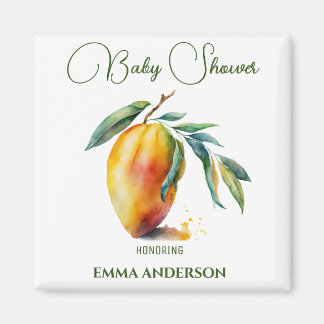 Imán Tropical Mango | Baby Shower