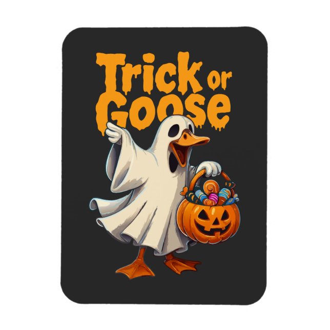 Imán Truco o ganso de Halloween (Vertical)