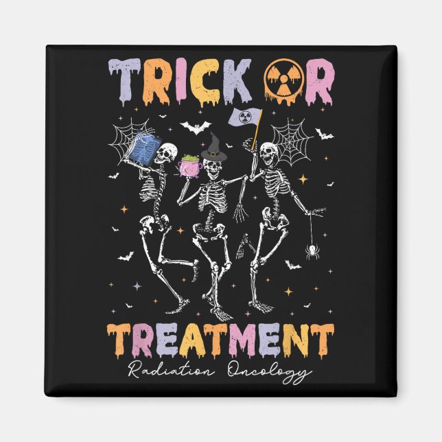 Imán Truco o Radioterapia Oncológica de Halloween Rad  (Frente)