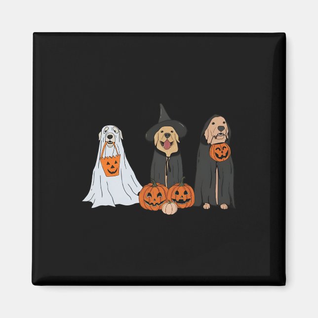 Imán Truco O Tratamiento De Halloween De Regalador De O (Frente)