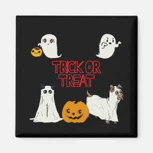 Imán Truco o trato a los fantasmas de Halloween