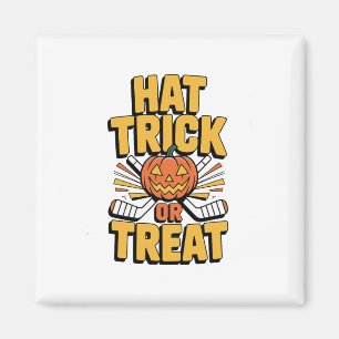 Imán Truco o trato calabaza Halloween hockey sobre hiel