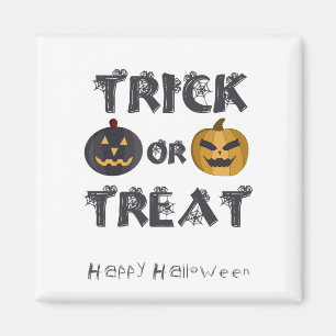 Imán Truco o trato Feliz Halloween