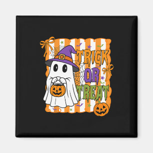 Imán Truco O Trato Feliz Halloween Calabaza Fantasma G