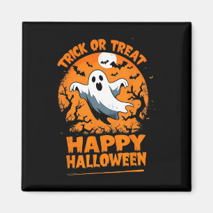 Imán Truco O Trato Feliz Halloween Ghost Costume Fun