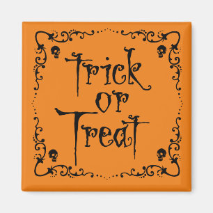 Imán Truco o truco de Halloween
