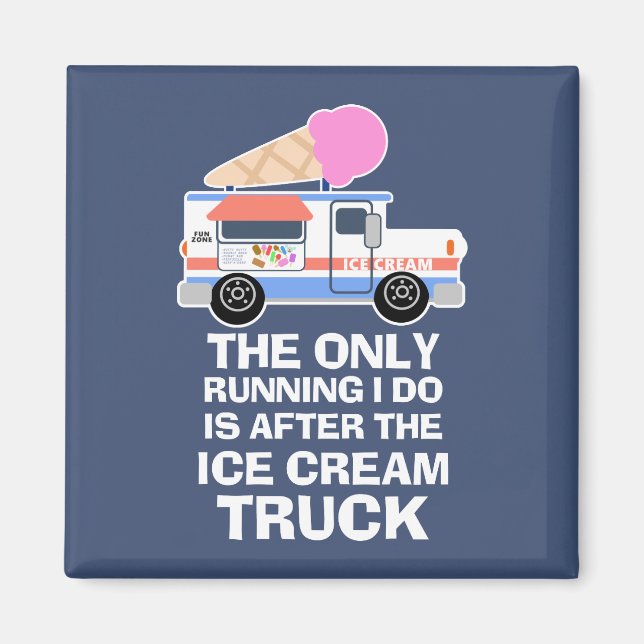 Imán Trucos de helado (Frente)