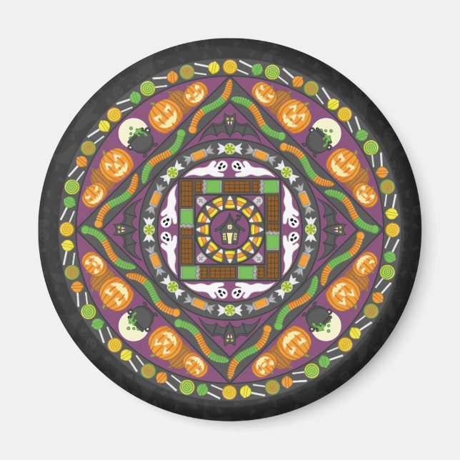 Imán Trucos y tratamientos Mandala Magnet (Frente)