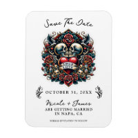 True Love Skeleton Heart Tattoo Save the Date