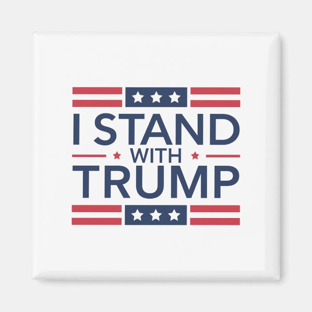 Imán Trump 2024: Apoyo al presidente de Trump (Frente)